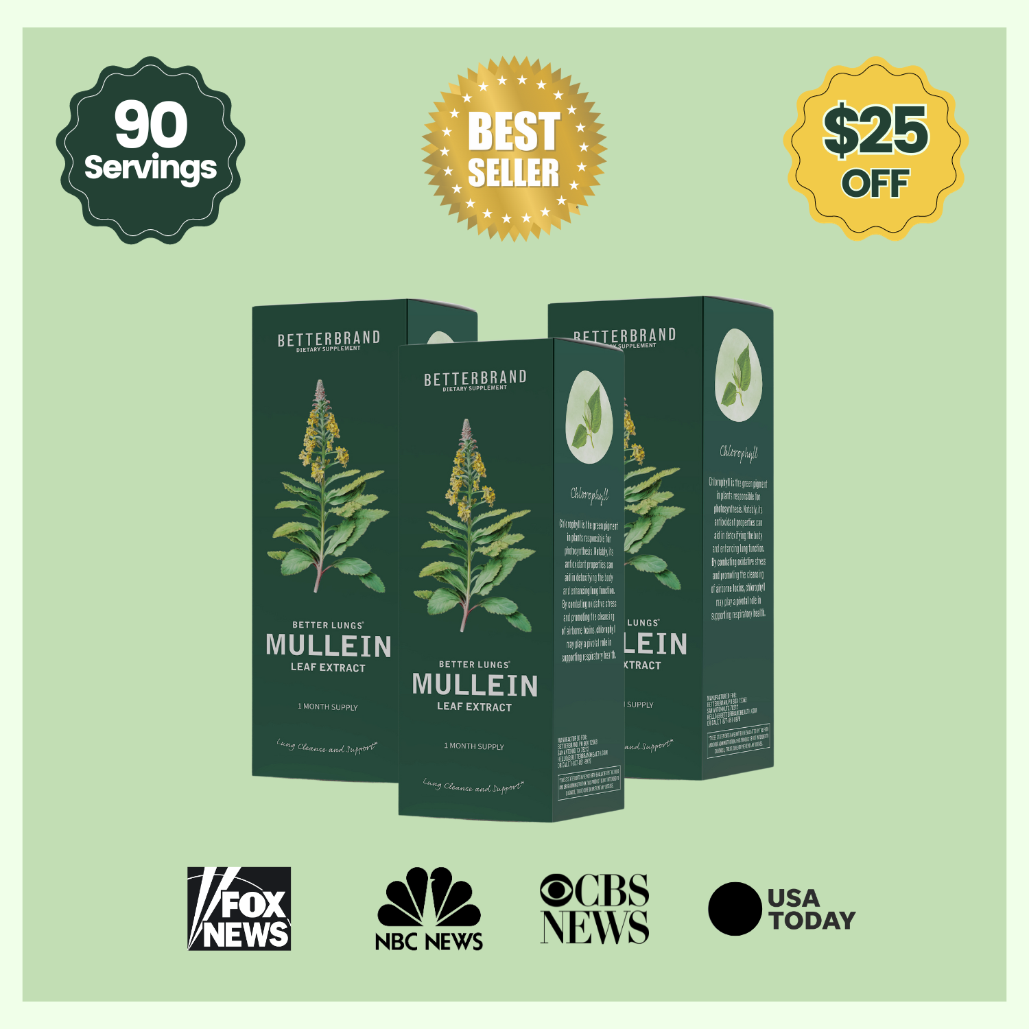 Mullein Leaf Extract 3-Pack - Betterbrand