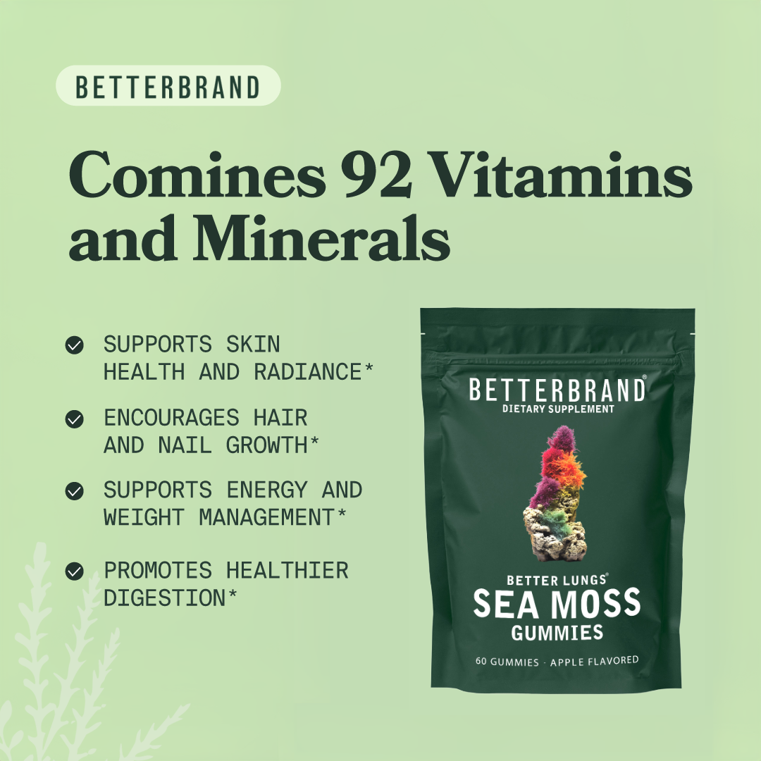 BetterLungs® Sea Moss Gummies