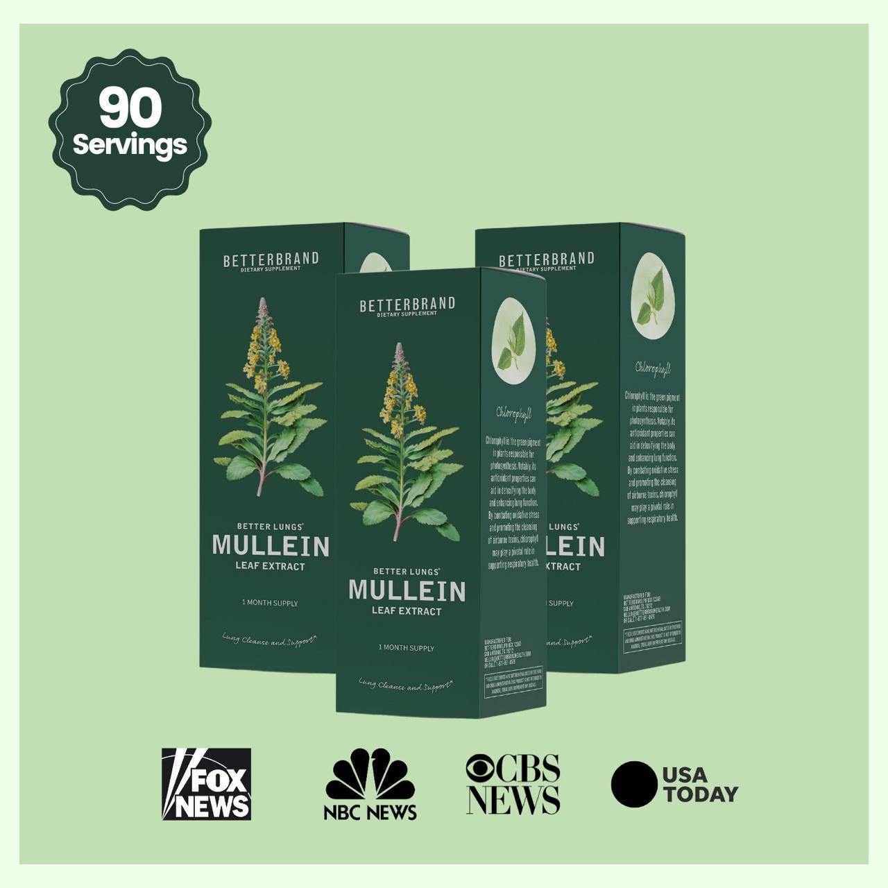 BetterLungs® Mullein + Chlorophyll